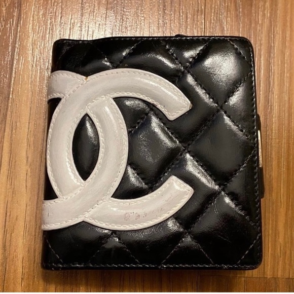 AUTHENTIC Chanel CC Lambskin Quilted Cambon Ligne Wallet - Picture 3 of 9